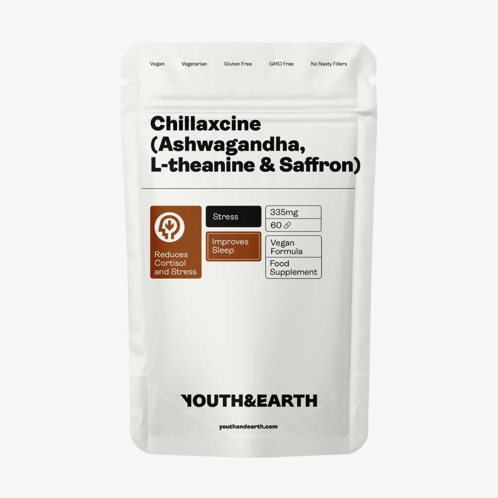 Chillaxcine (Ashwagandha, L-theanine & Saffron) - 335mg - Image 1