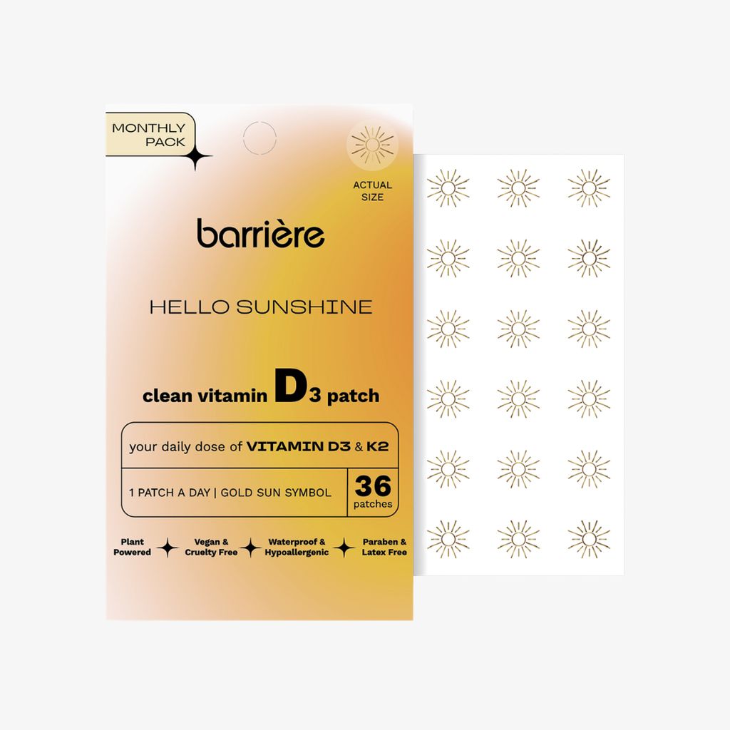 HELLO SUNSHINE Vitamin D3 Patch - Gold Sun Symbols - Image 1