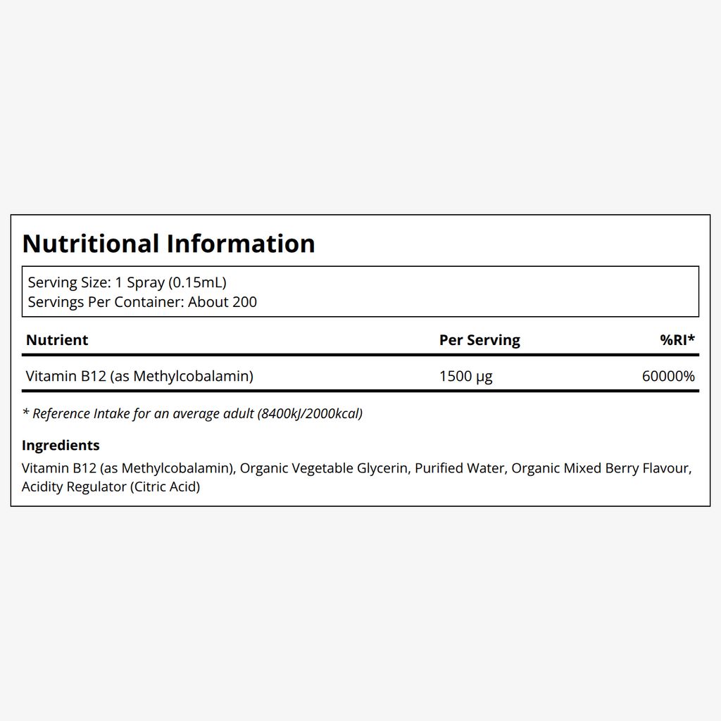 Vitamin B12 Spray - Berry - Image 2