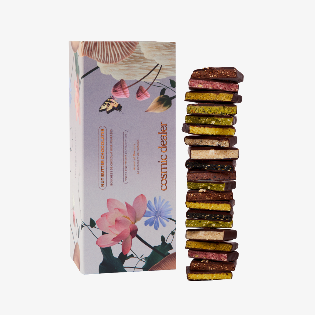 Box of 20 - All Flavours Nut Butter Dark Chocolates