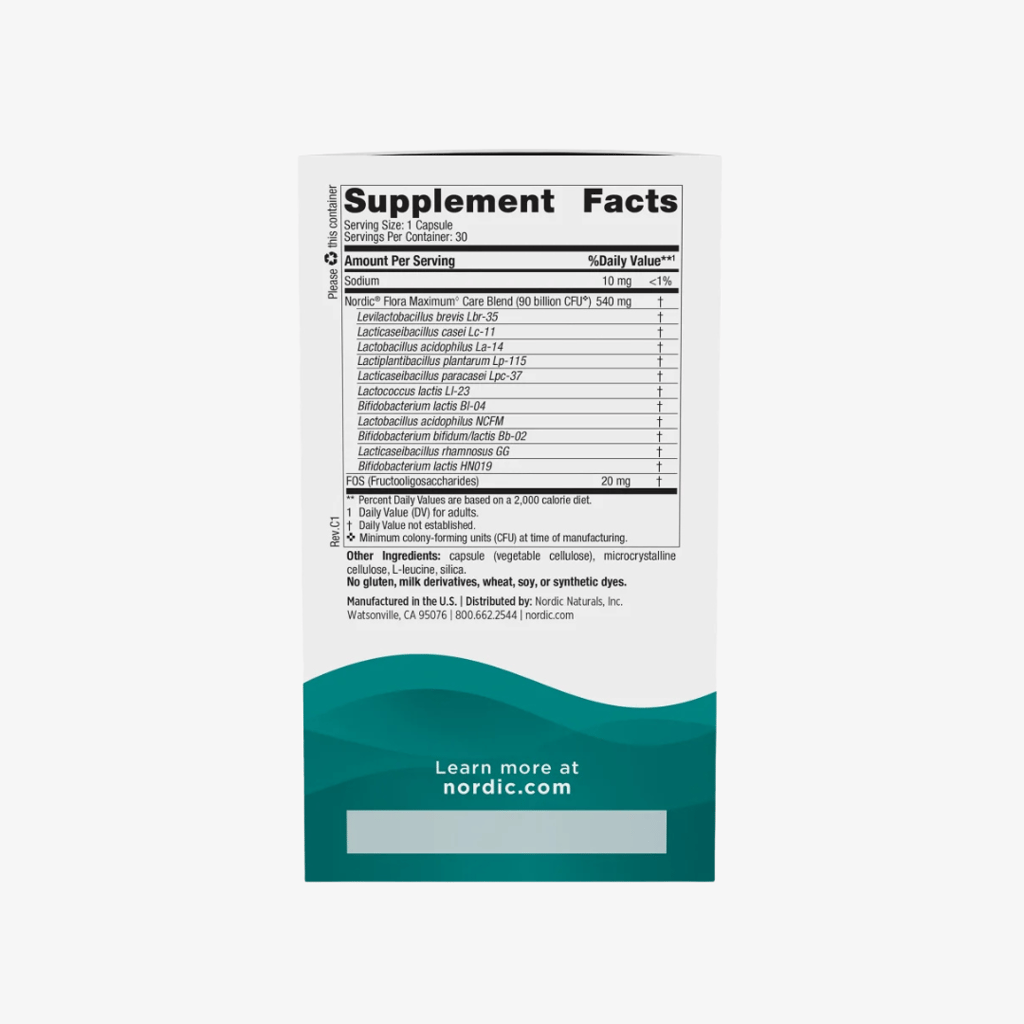 Nordic Flora Probiotic Maximum Care - Image 5