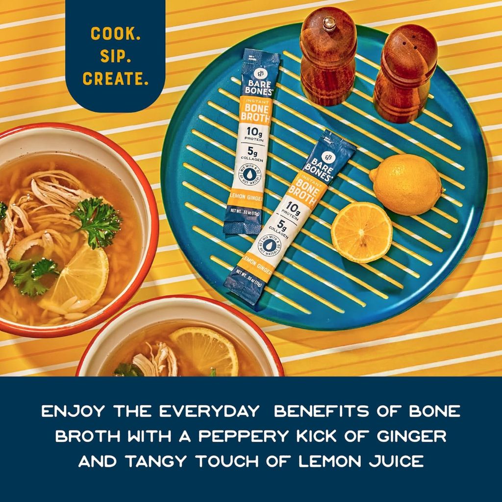 Instant Bone Broth - Lemon Ginger - Image 6