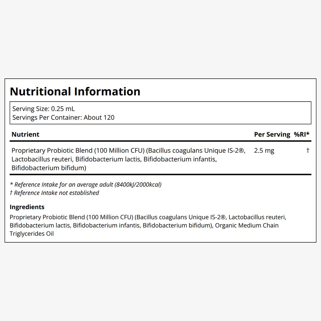 Organic Infants Liquid Probiotic - Unflavoured - Image 2