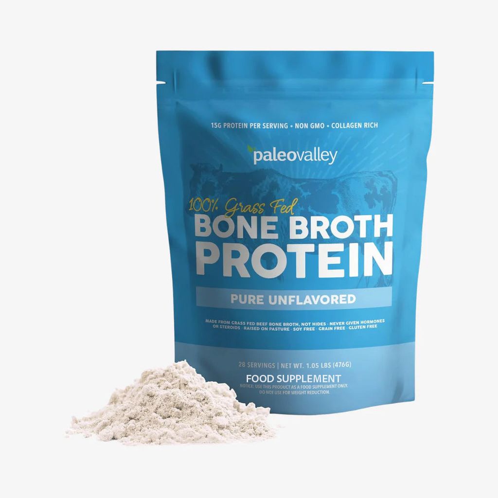 100% Grass Fed Bone Broth Protein Powder - Unflavoured - Image 1